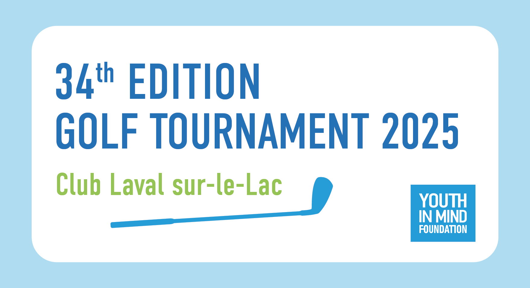 Tournoi de golf de la Fondation Jeunes en Tête
