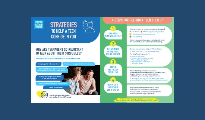 Strategies to help a teen confide in you