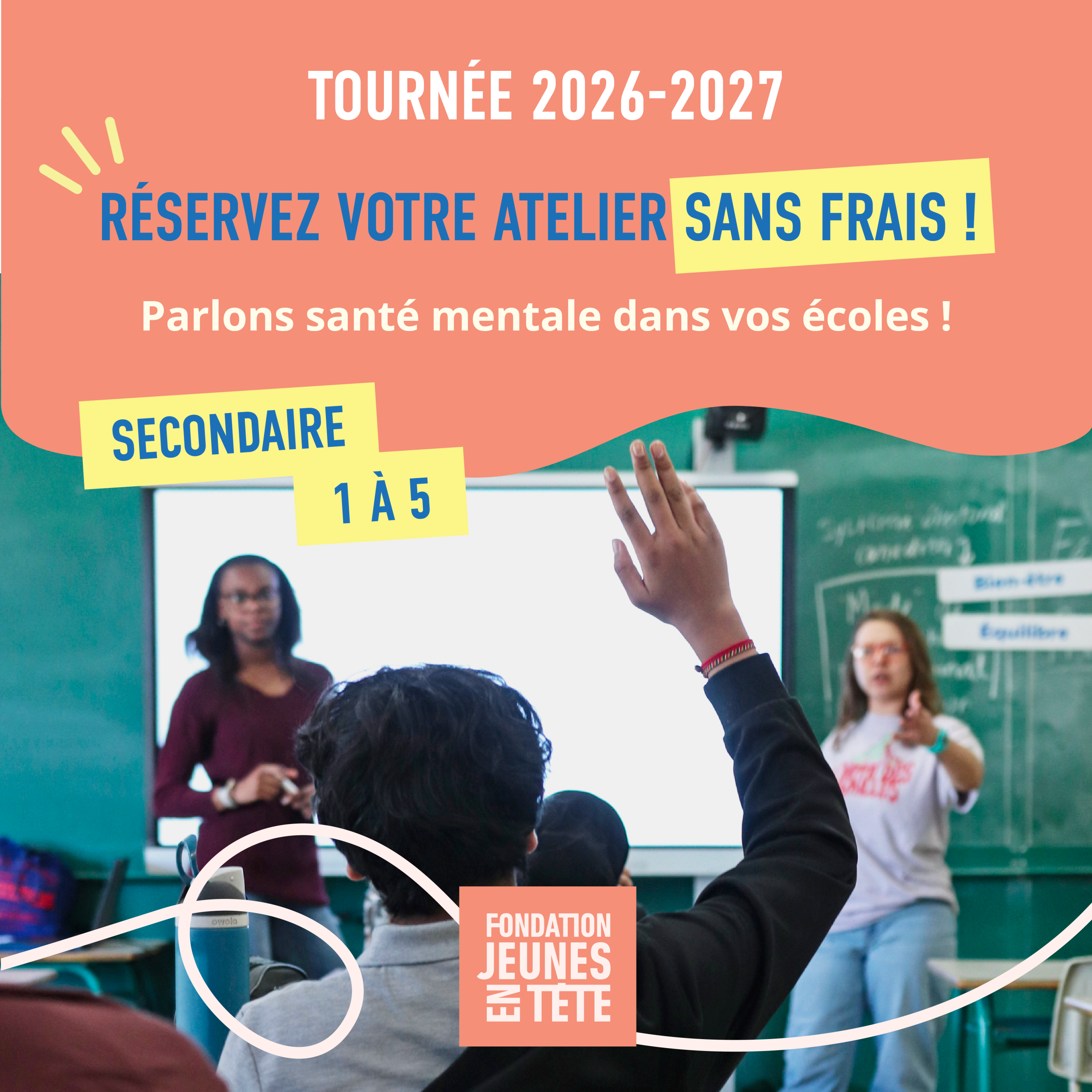 Inscription aux ateliers FJET 2026-2027